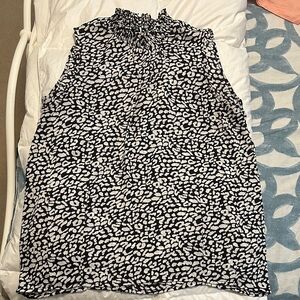 Jules & Leopold Monochrome Patterned Top
